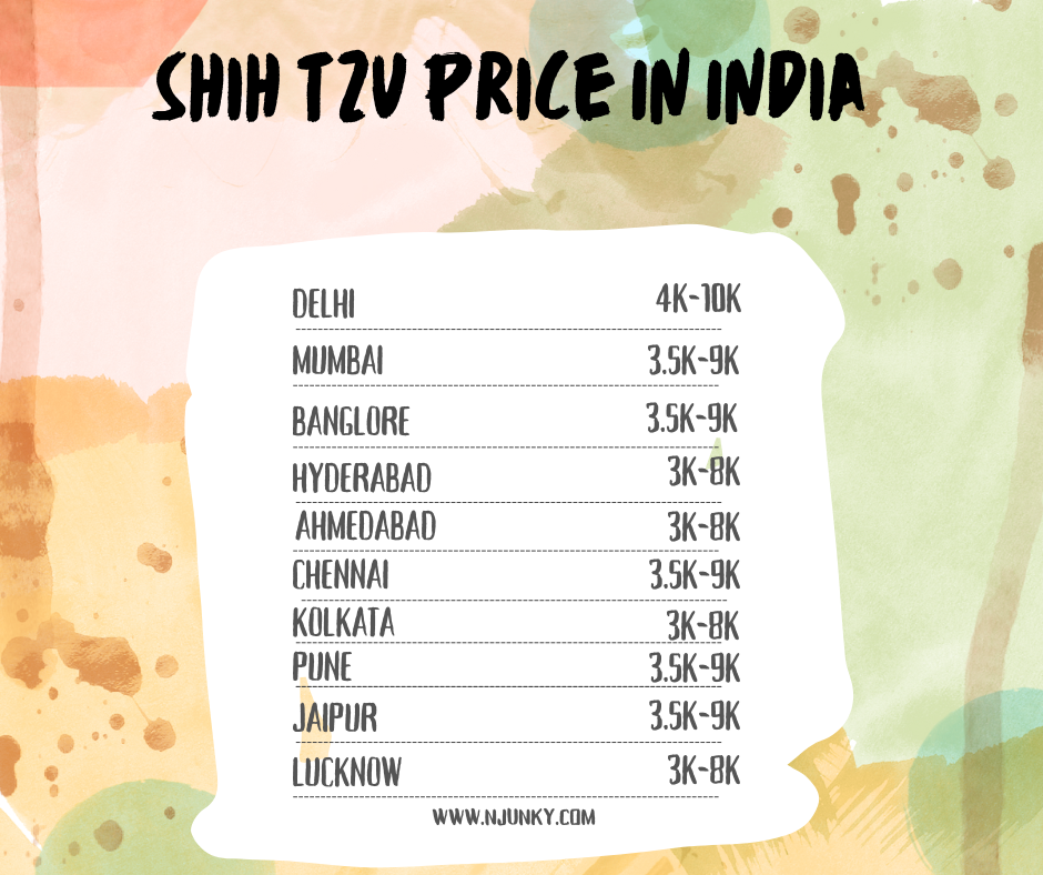 Bakharwal Dog Prices in different cities in India